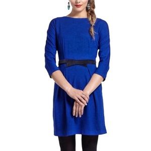 Anthropologie girl from savoy cobalt blue dress XS